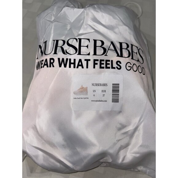 Nurse Babe Ortho Cloud Nursing Sneakers Shoes Women 6 Light Pink - Picture 11 of 12